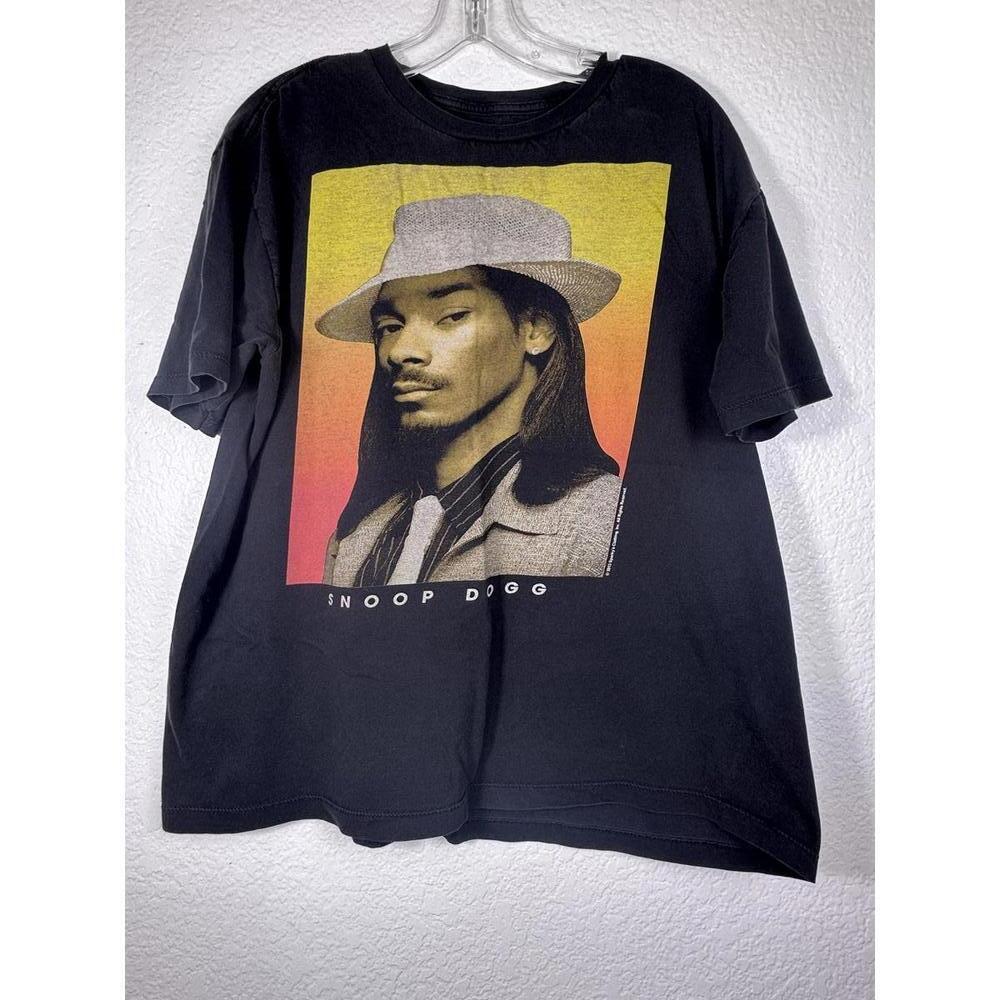 Snoop Dogg Graphic T-Shirt Men’s XL Black Hip Hop Rap Tee Streetwear Cotton - Picture 1 of 6